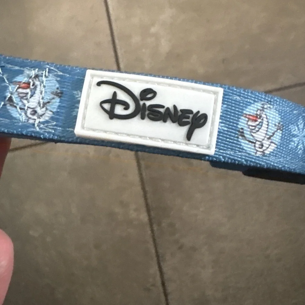 Sassy Woof Disney Frozen Olaf Dog Collar Size M Adjustable Medium Elsa ‎ Blue